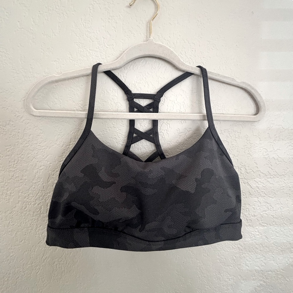 All in motion camouflage sports bra